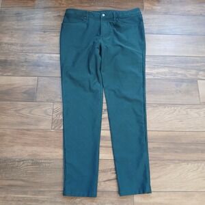 Lululemon Pants Mens 36x32 Dark Forest Green Utilitech Stretch Canvas LM5ABOS